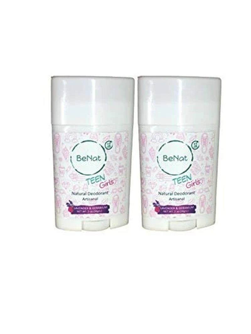 2-Pack All-Natural Deodorants for Kids & Teens