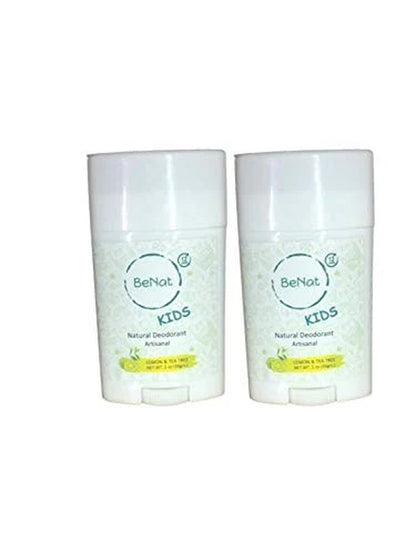 2-Pack All-Natural Deodorants for Kids & Teens