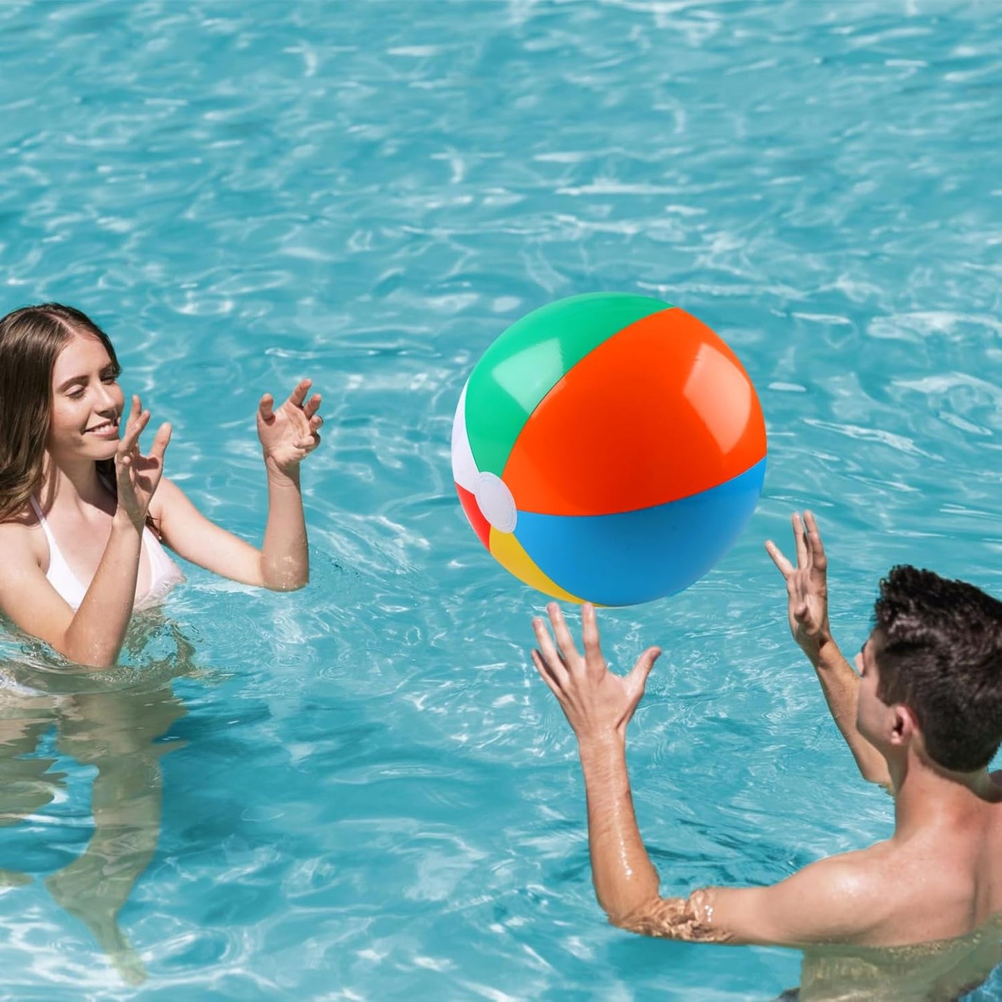 2 Pack Beach Balls, 20 Inch Beach Balls