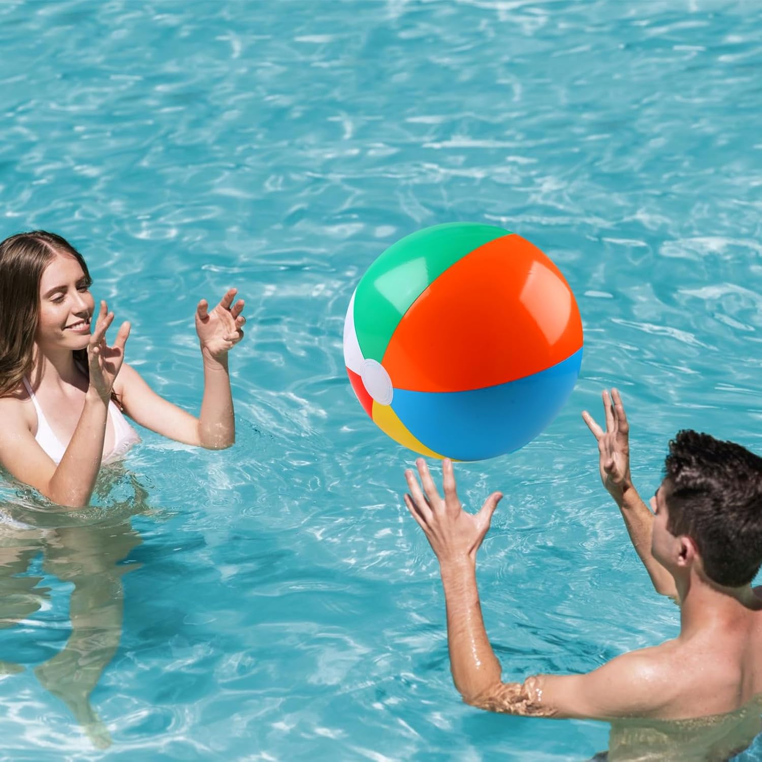 2 Pack Beach Balls, 20 Inch Beach Balls