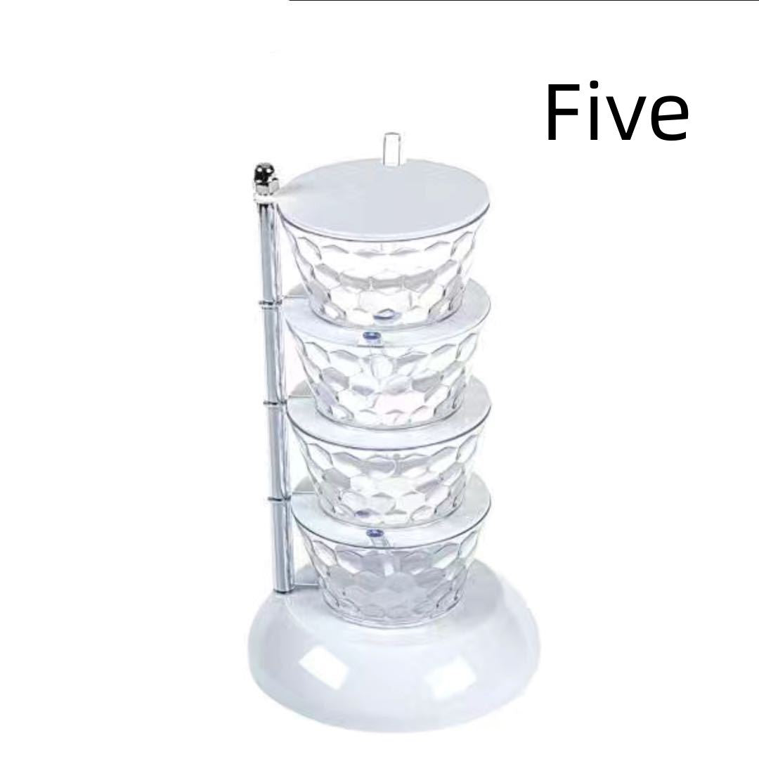 Quick Pinch Rotatable Seasoning Tower