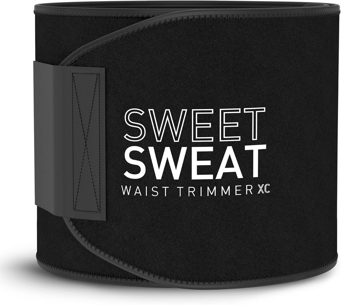 Sweet Sweat Waist Trimmer for Women and Men - Sweat Band Waist Trainer for High-Intensity Training & Workouts