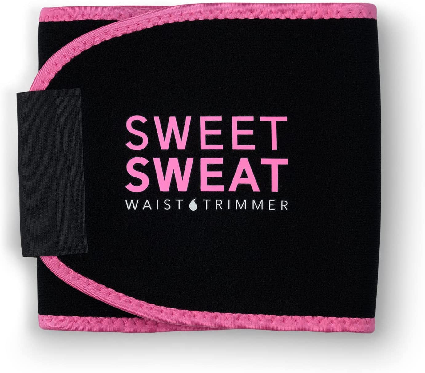 Sweet Sweat Waist Trimmer for Women and Men - Sweat Band Waist Trainer for High-Intensity Training & Workouts