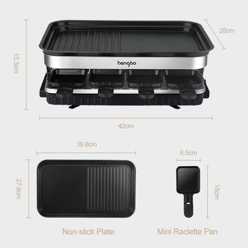 Non-Stick Grill Plate Service for up to 8 People