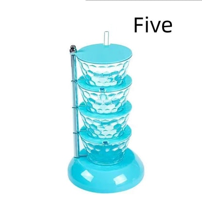 Quick Pinch Rotatable Seasoning Tower